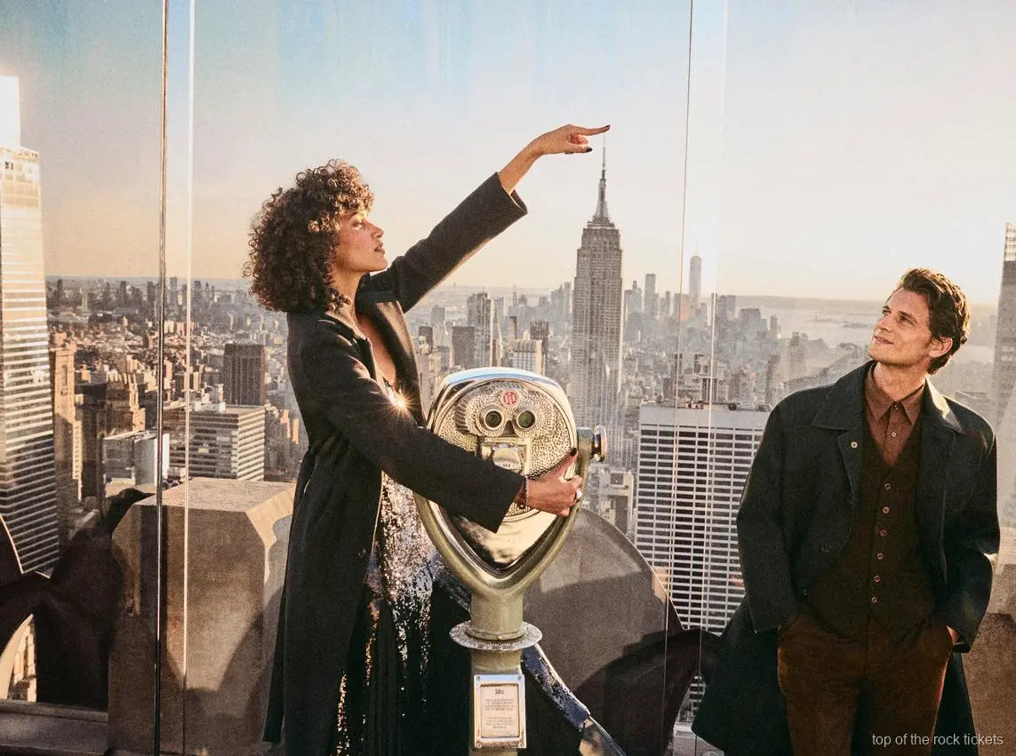 Vistes de l'skyline de Manhattan des del mirador Top of the Rock