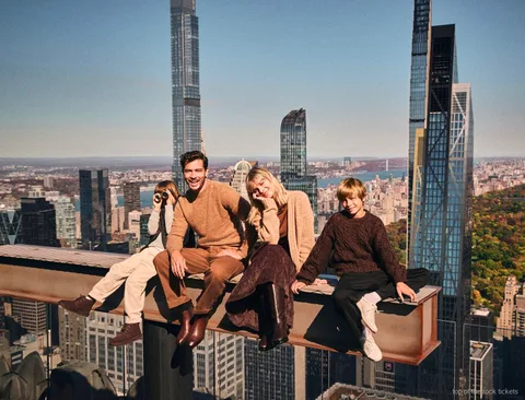 Geheimer Dachgarten, exklusiv für die VIP Top of the Rock Tour